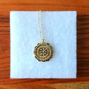 NWT Gorjana Gold-Plated Mosaic Coin Necklace